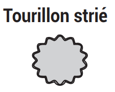 Tourillon strié Hêtre Ø8 1,00m